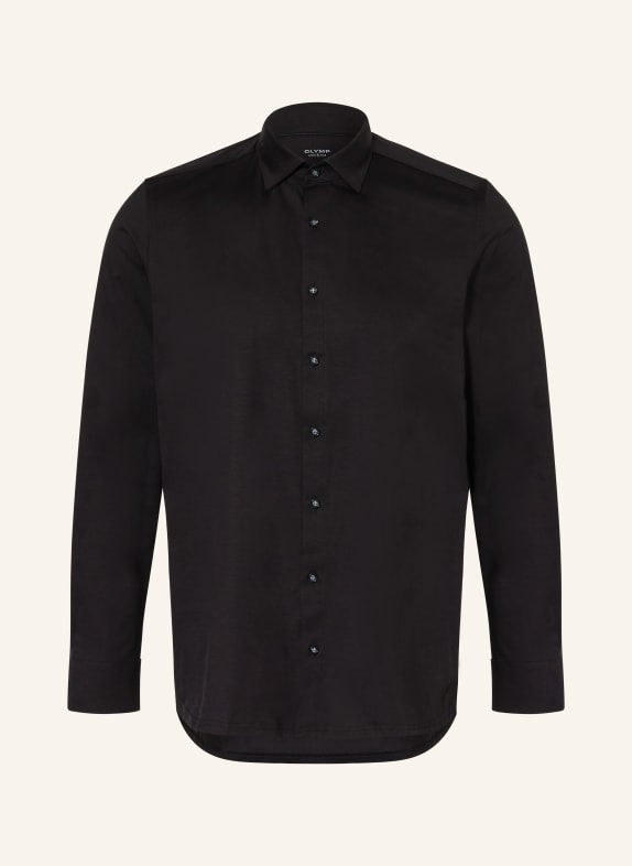OLYMP Jerseyhemd Level Five 24/Seven body fit SCHWARZ