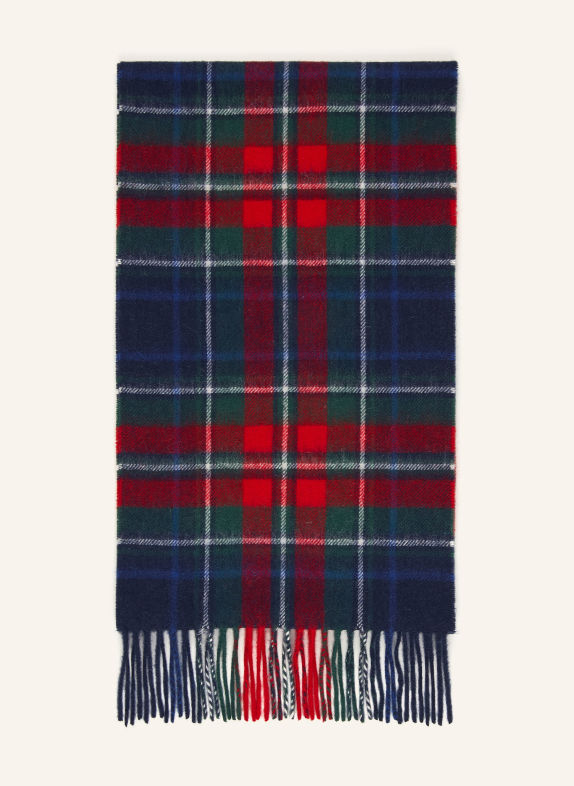Barbour écharpe VERT / ROUGE / BLEU FONCÉ