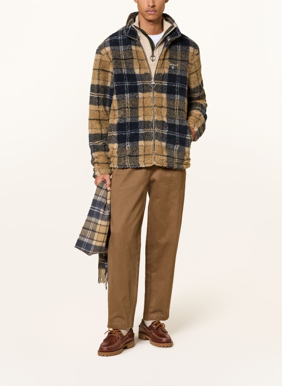 Barbour Jacka i teddypäls BEIGE / MÖRKBLÅ