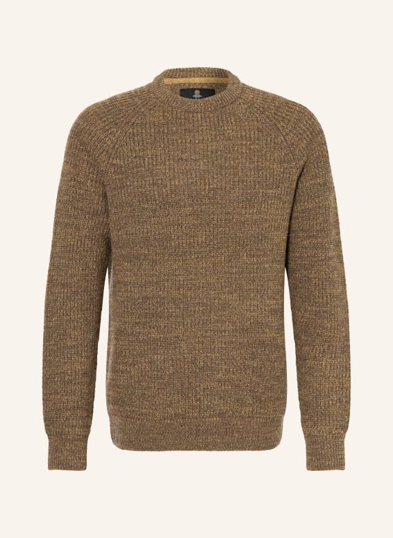 Barbour Pullover HORSEFORD DUNKELBRAUN / HELLBRAUN