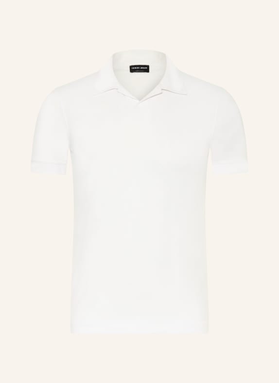 GIORGIO ARMANI Polo en jersey BLANC