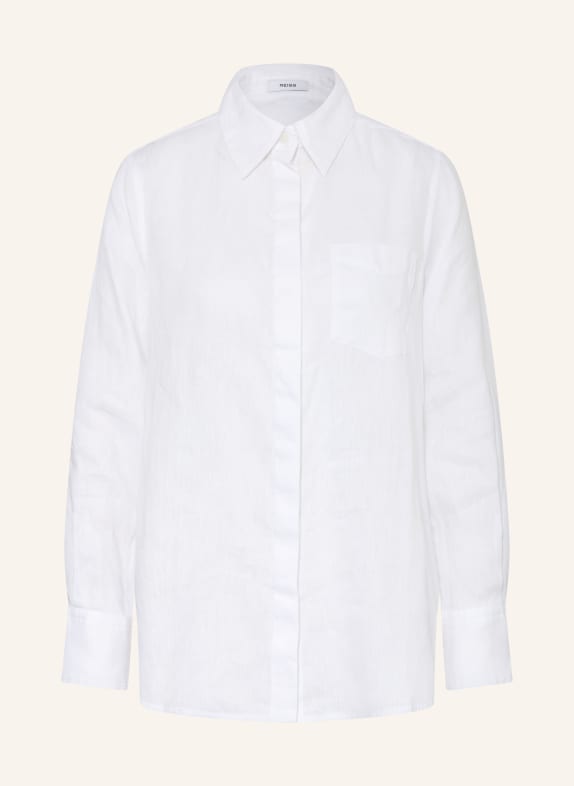 REISS Hemdbluse BELLE aus Leinen WEISS