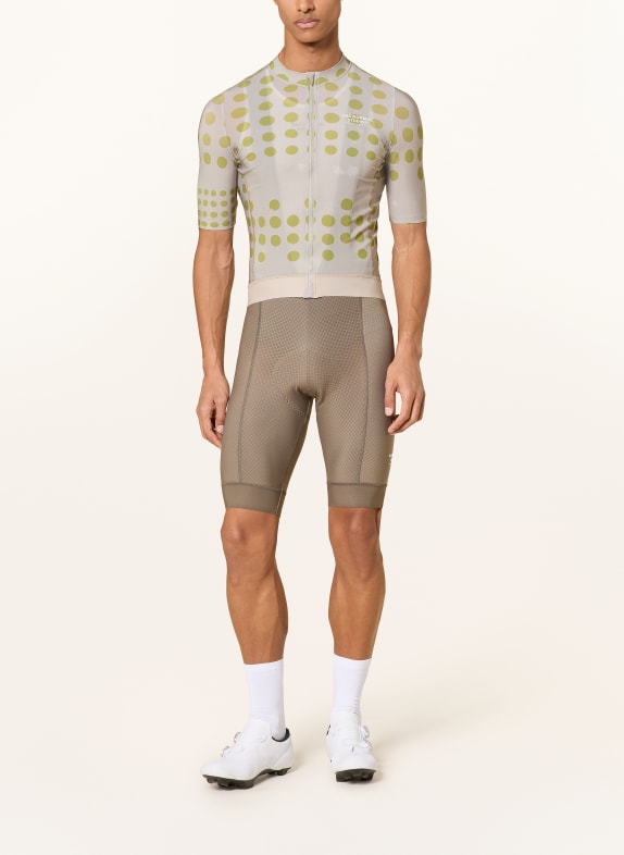 PAS NORMAL STUDIOS Fietsjersey ESSENTIAL GRIJS / OLIJF
