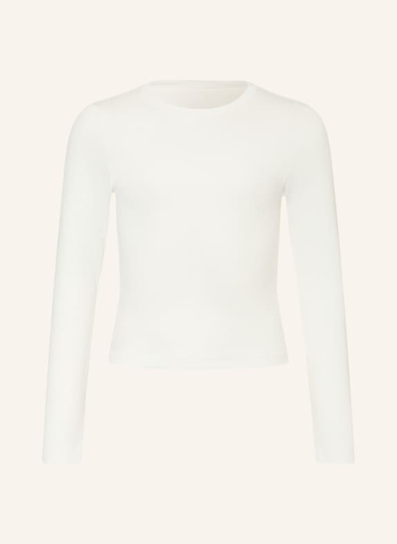 BLUE EFFECT Cropped-Longsleeve WEISS