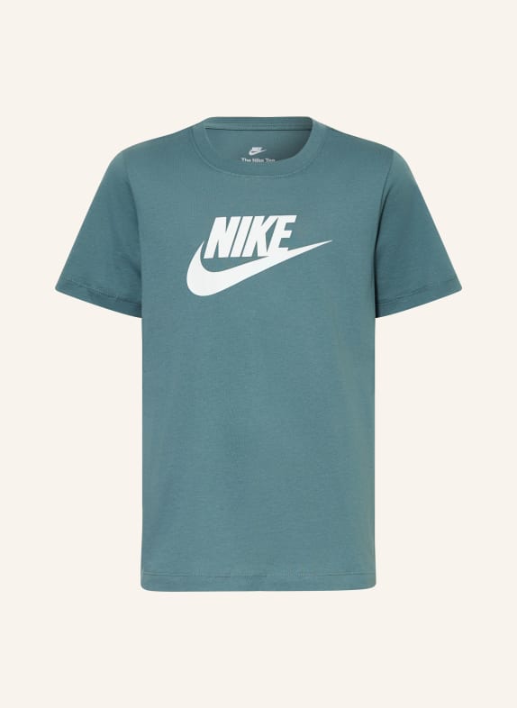 Nike T-Shirt FUTURA PETROL / WEISS