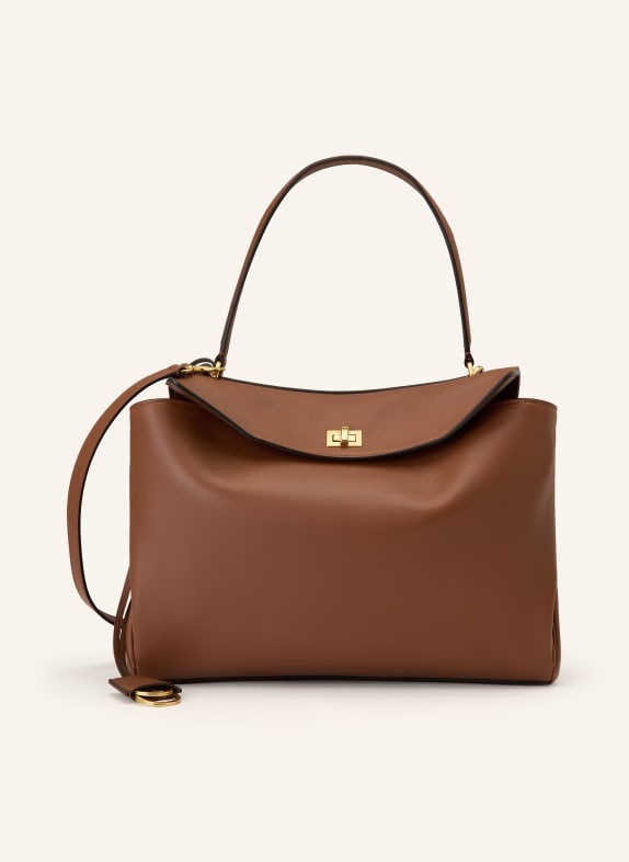 BALENCIAGA Handtasche RODEO MEDIUM BRAUN