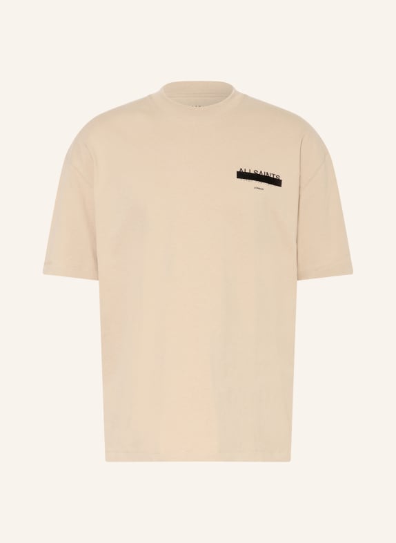ALLSAINTS T-shirt REDACT LIGHT BROWN