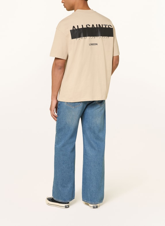 ALLSAINTS T-shirt REDACT LICHTBRUIN