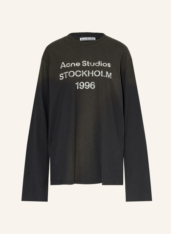 Acne Studios Koszulka z długim rękawem CZARNY