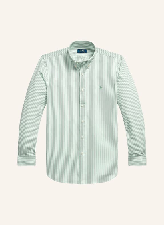 POLO RALPH LAUREN Chemise Custom Fit VERT / BLANC