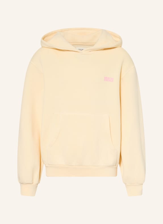 American Vintage Mikina s kapucí TMAVĚ ŽLUTÁ