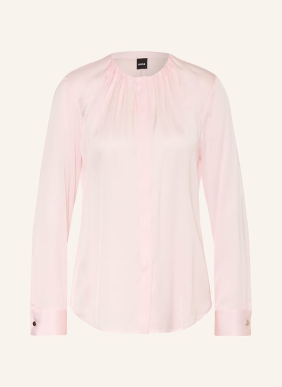 BOSS Zijden blouse BANORAH ROSE CLAIR