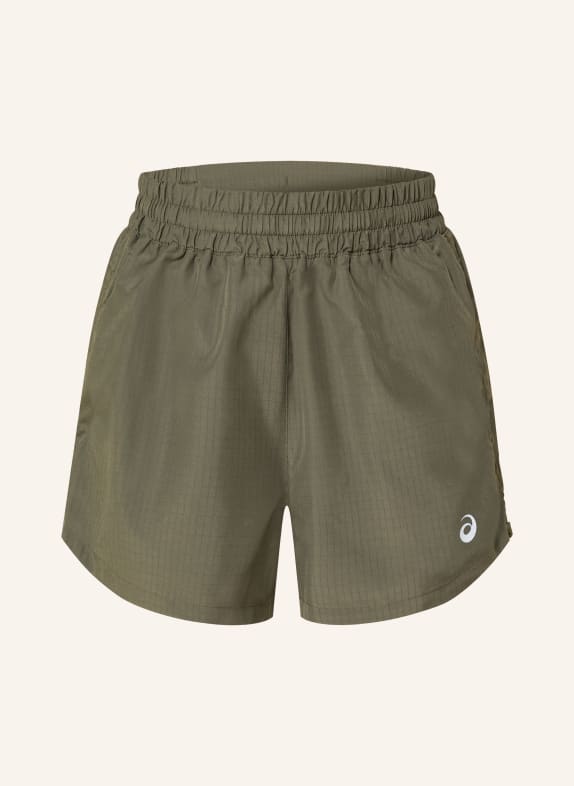 ASICS Running shorts NAGINO RUN ADJUSTABLE 4IN SHORT OLIVE