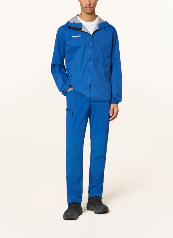 MAMMUT Hardshell-jas DUCAN LIGHT BLAUW