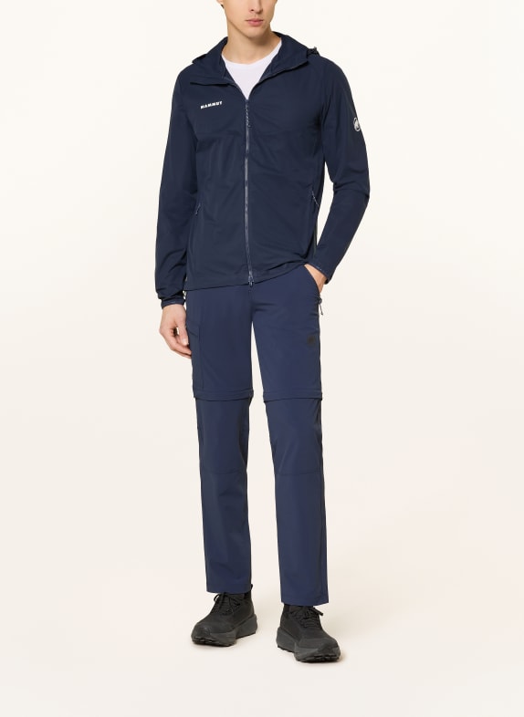 MAMMUT Softshell jas GRANITE SO HOODED DONKERBLAUW