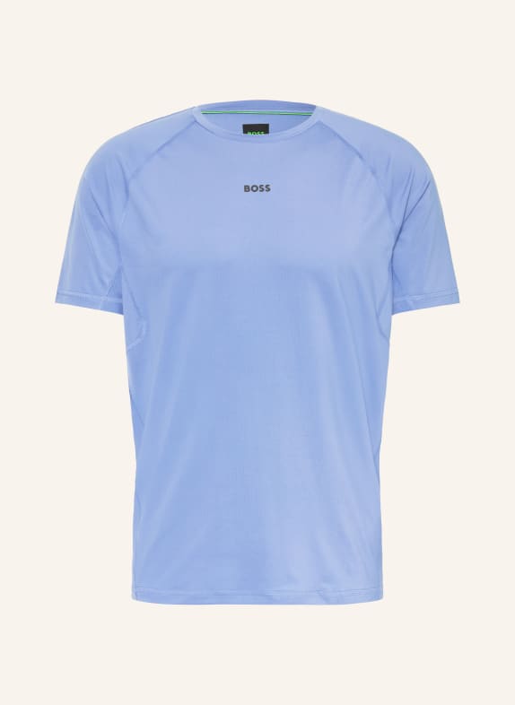 BOSS Tričko ACTIVE TMAVĚ MODRÁ / TMAVĚ ŠEDÁ