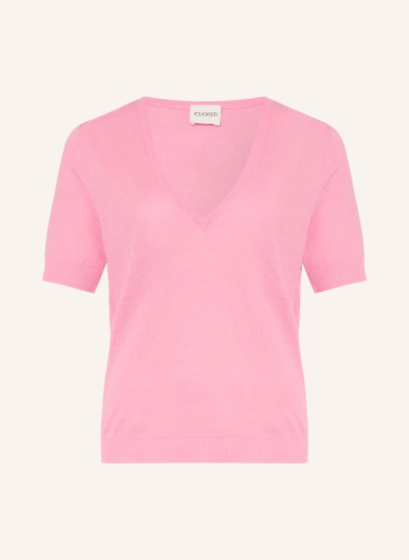 CLOSED Dzianinowa koszulka RÓŻOWY