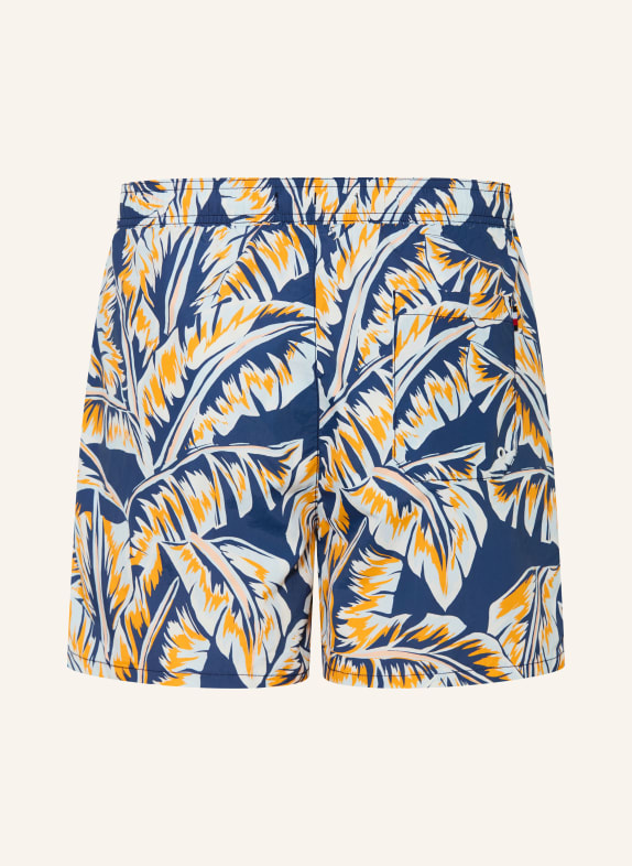 TOMMY HILFIGER zwembroek BLAUWGRIJS / ORANJE / LICHTBLAUW
