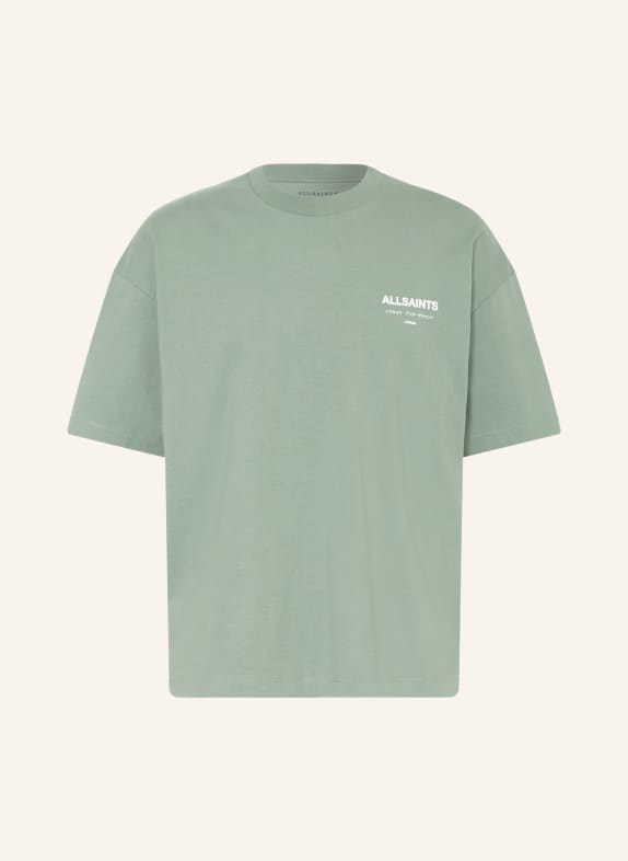 ALLSAINTS T-shirt UNDERGROUND LIGHT GREEN