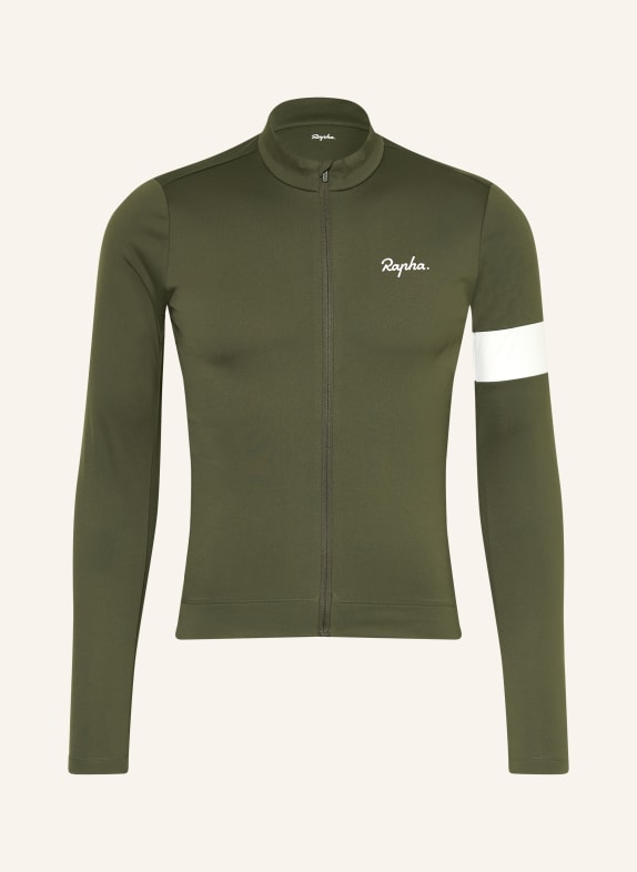 Rapha Cycling jersey CORE THERMAL KHAKI / WHITE