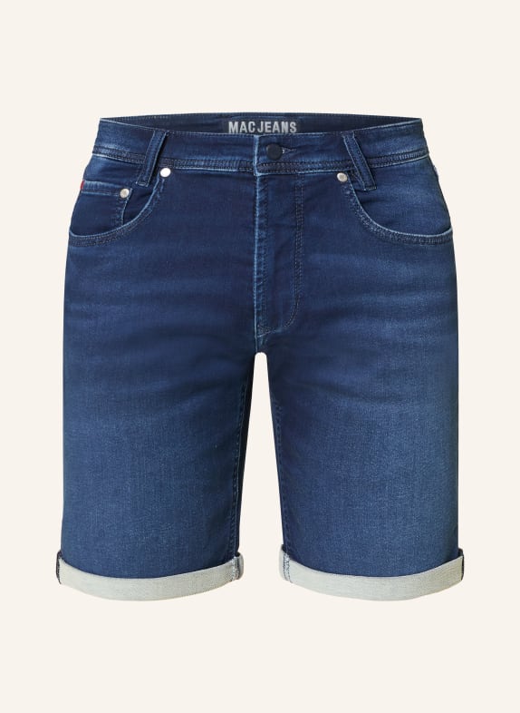 MAC Jeansshorts H694 dark blue vintage wash