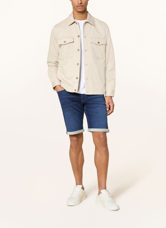 MAC Jeansshorts H694 dark blue vintage wash