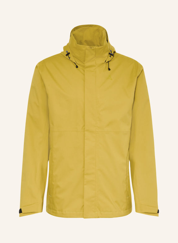 Schöffel Regenjacke DUNKELGELB / SCHWARZ