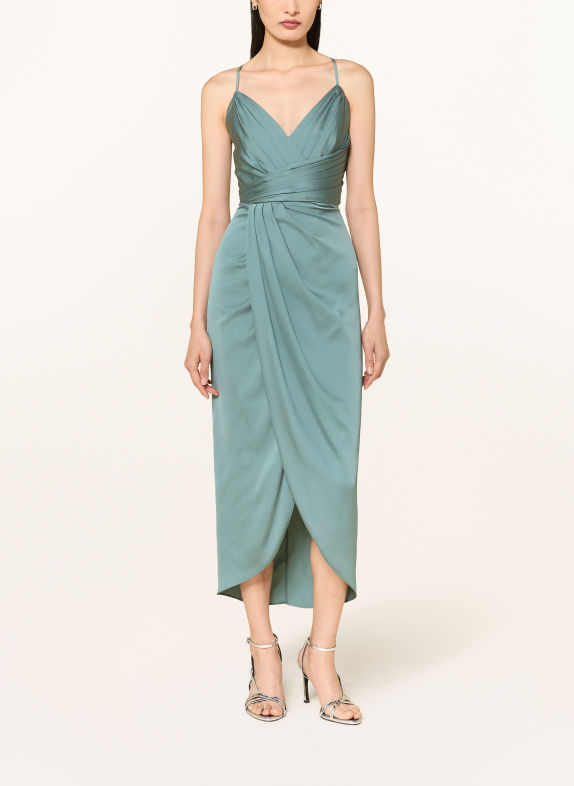 V by Vera Mont Cocktailkleid aus Satin PETROL