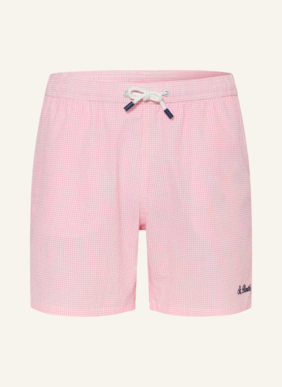MC2 SAINT BARTH Badeshorts PATMOS ROSA / WEISS