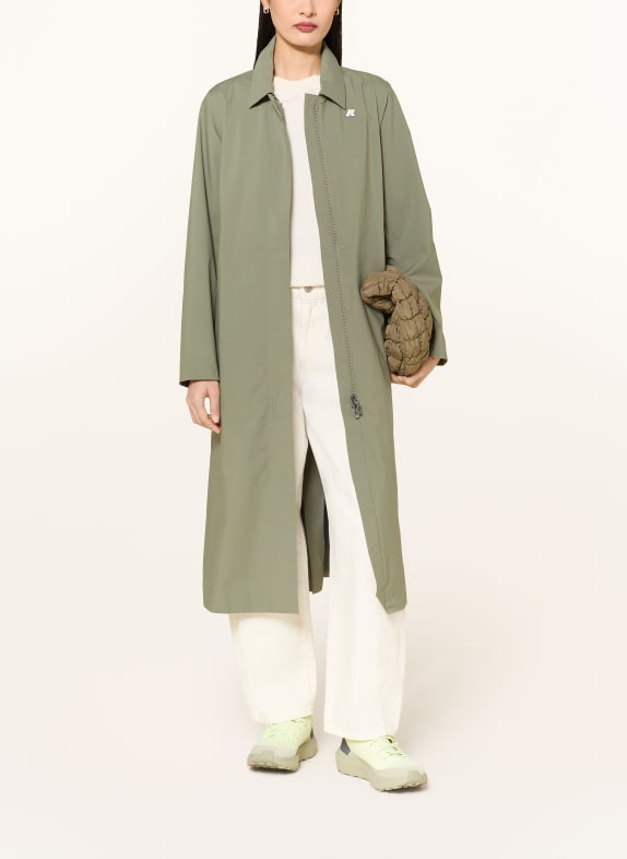 K-WAY Veste longue BARBRA OLIVE