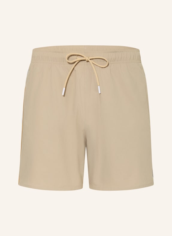 BOSS Swim shorts ICONIC BEIGE / WHITE / BLACK