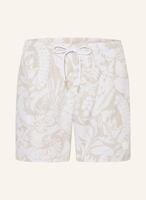BOSS Swim shorts PIRANHA BEIGE / ECRU / CREAM