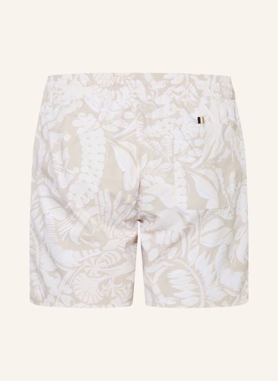 BOSS Zwembroek PIRANHA BEIGE / ECRU / CRÈME