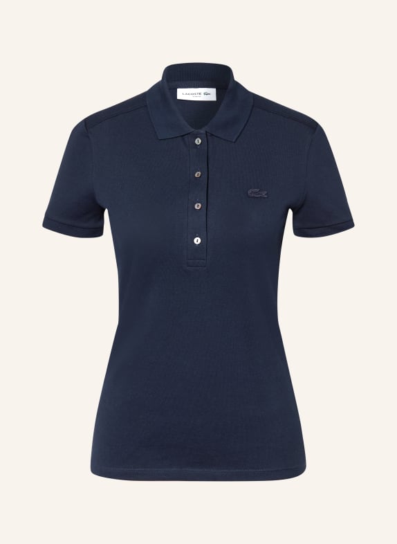 LACOSTE Piqué-Poloshirt DUNKELBLAU