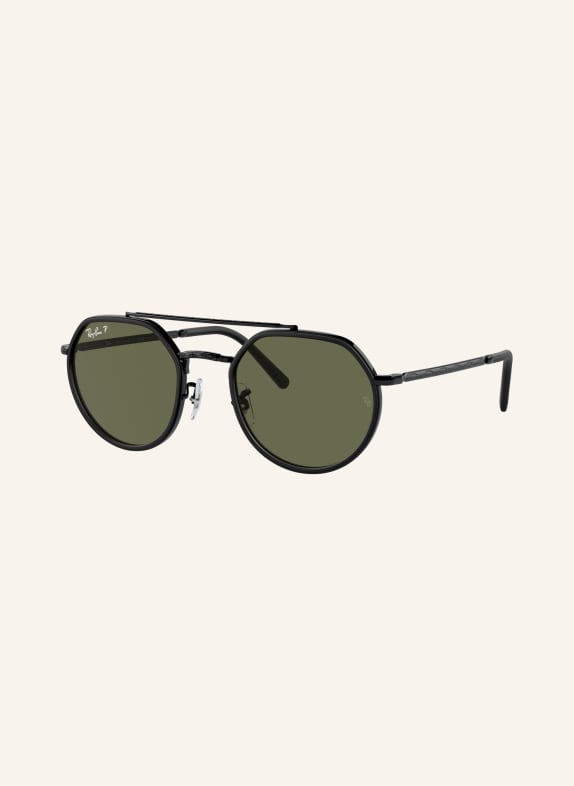 Ray-Ban Zonnebril RB3765 ZWART/GROEN GEPOLARISEERD