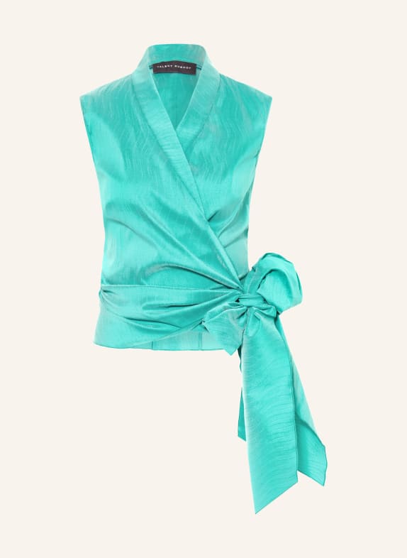 TALBOT RUNHOF Zavinovací halenka TYRKYSOVÁ