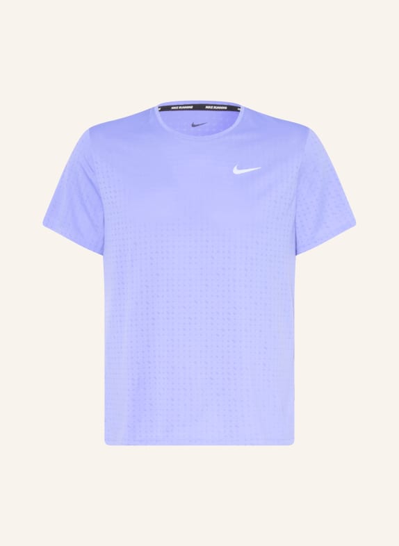 Nike T-shirt de course BREATHE MILER BLEU CLAIR