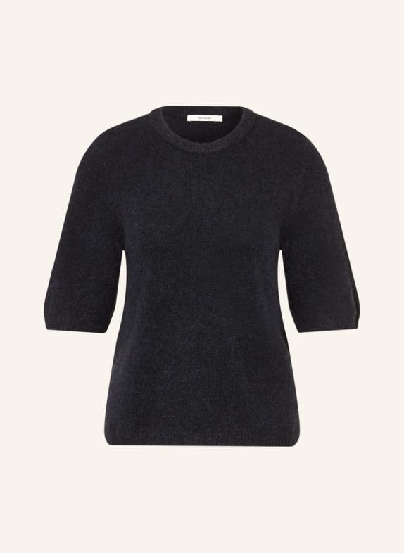 GESTUZ Strickshirt ALPHAGZ mit Alpaka DUNKELBLAU