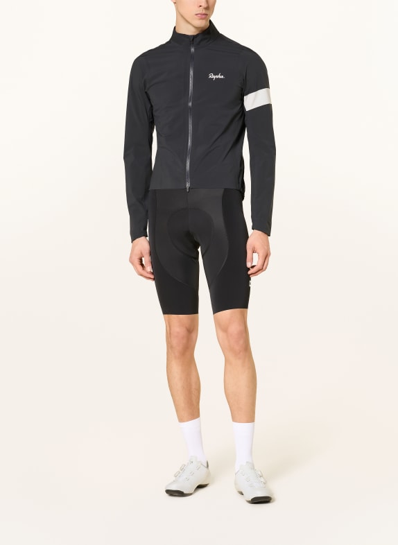 Rapha Cykeljakke CORE RAIN SORT / HVID