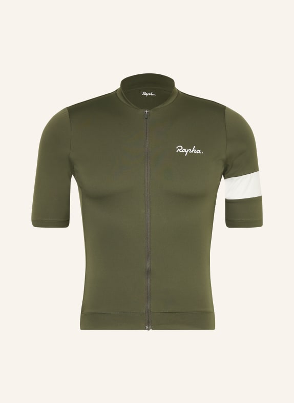 Rapha Cycling jersey CORE KHAKI / WHITE