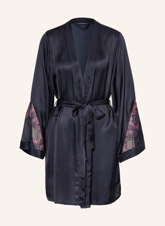 CHANTELLE Damen-Kimono LEGEND aus Satin SCHWARZ / PINK