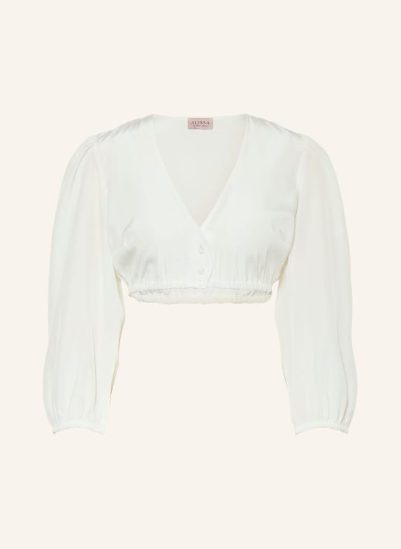 ALISSA BY KINGA MATHE Bluzka do sukienki bawarskiej LEA z rękawami 3/4 ECRU