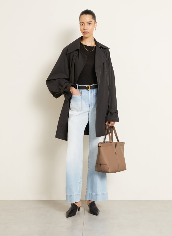TOD'S Shopper MEDIO SMALL TAUPE / GOLD
