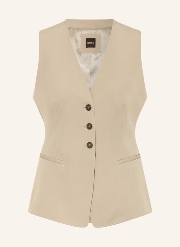 BOSS JAVESTA blazer vest LIGHT GREEN
