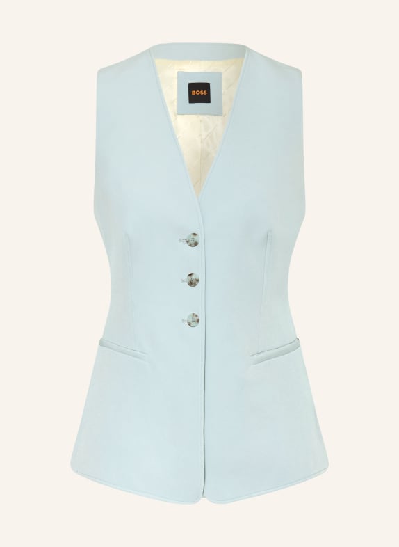 BOSS JAVESTA blazer vest LIGHT BLUE