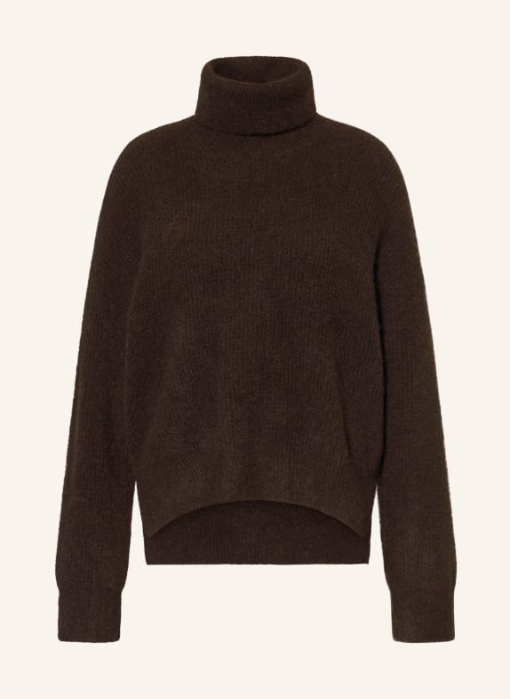 GESTUZ Rollkragenpullover ALPHAGZ mit Alpaka DUNKELBRAUN