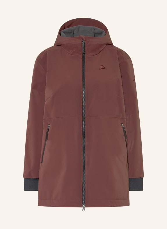 Schöffel Softshell-Jacke SUAVIO DUNKELROT