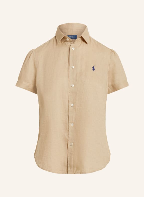 POLO RALPH LAUREN linnen blouse BEIGE