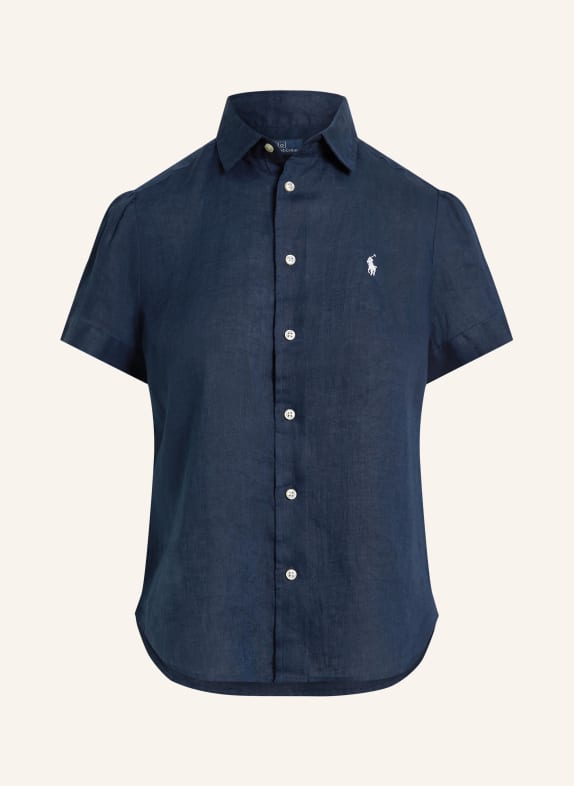 POLO RALPH LAUREN Leinenbluse DUNKELBLAU