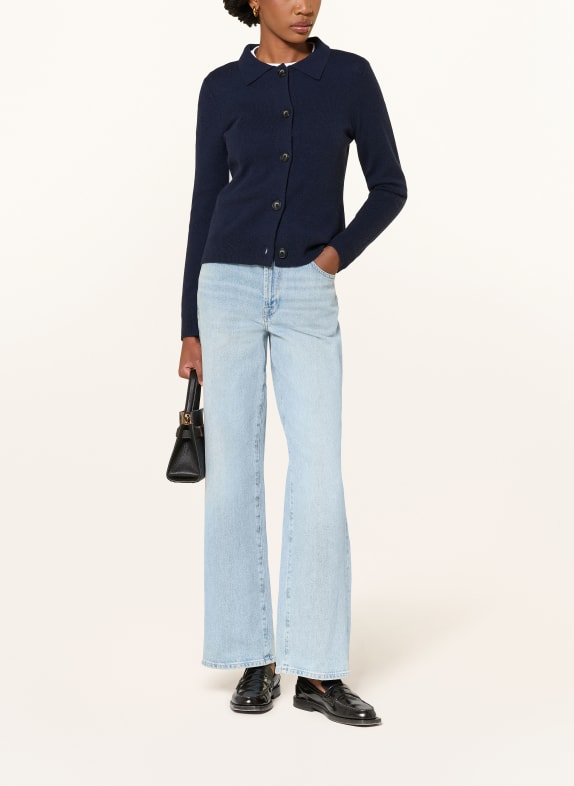 lilienfels Gebreid vest met kasjmier DONKERBLAUW